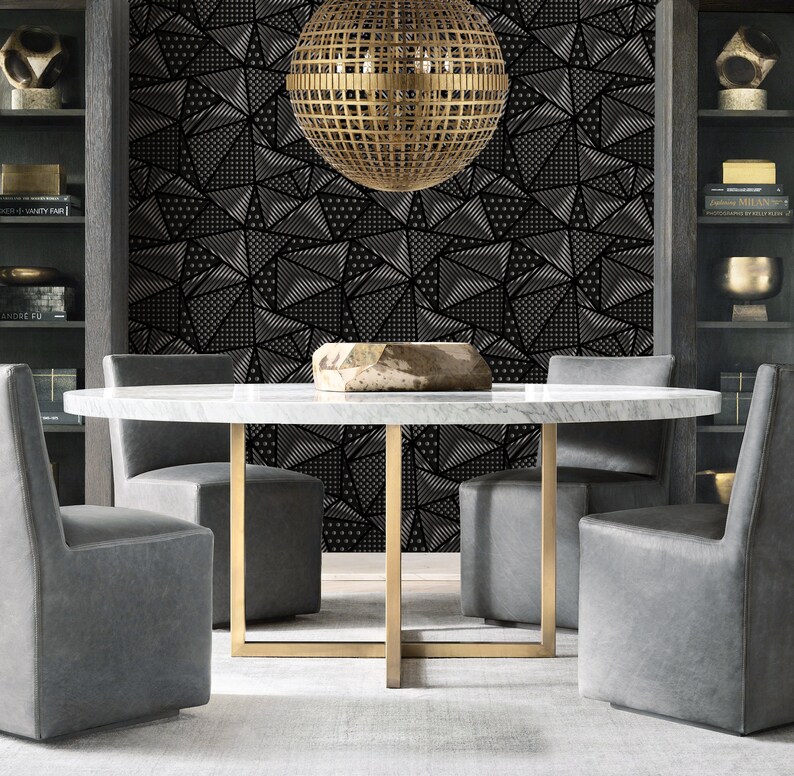 Repositionable Removable Wallpaper Peel N Stick Wallpaper Etsy