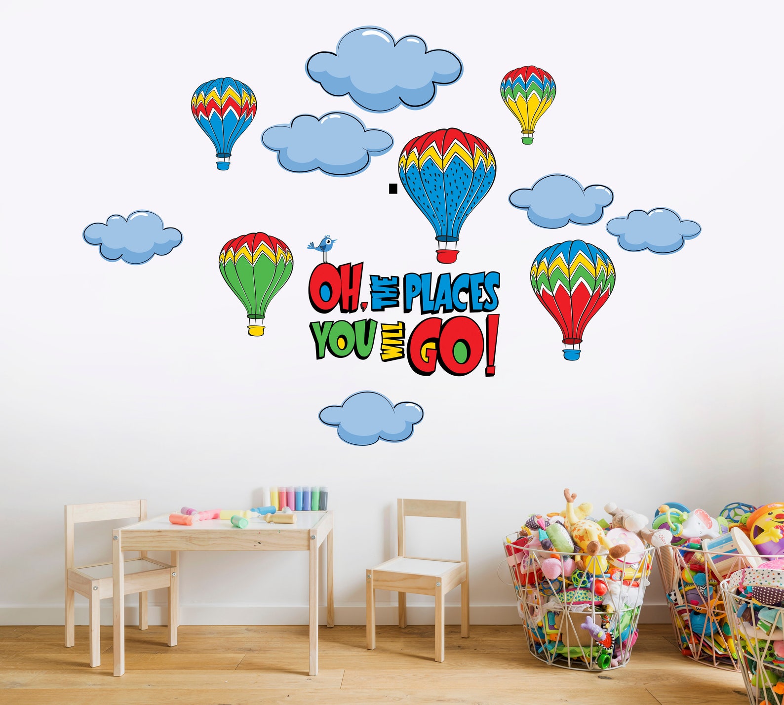 Oh The Places You Won't Go - Wall Flag
