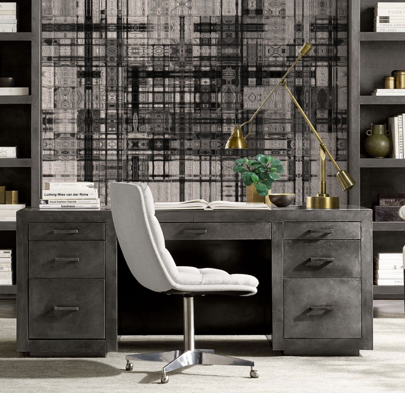 Abstract Repositionable Removable Wallpaper Peel and Stick Etsy