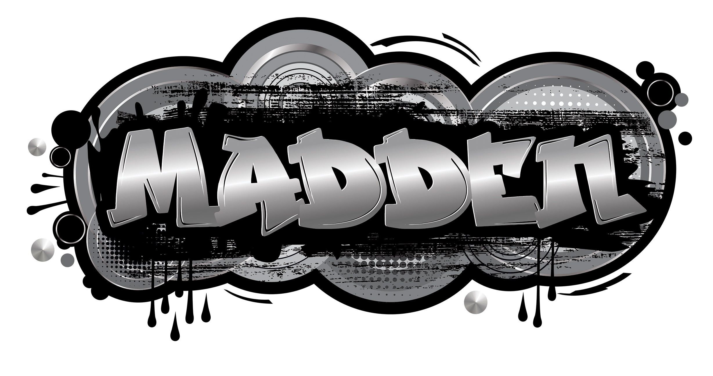 Original Digital Graffiti Art Personalized Name Fabric Wall Decal