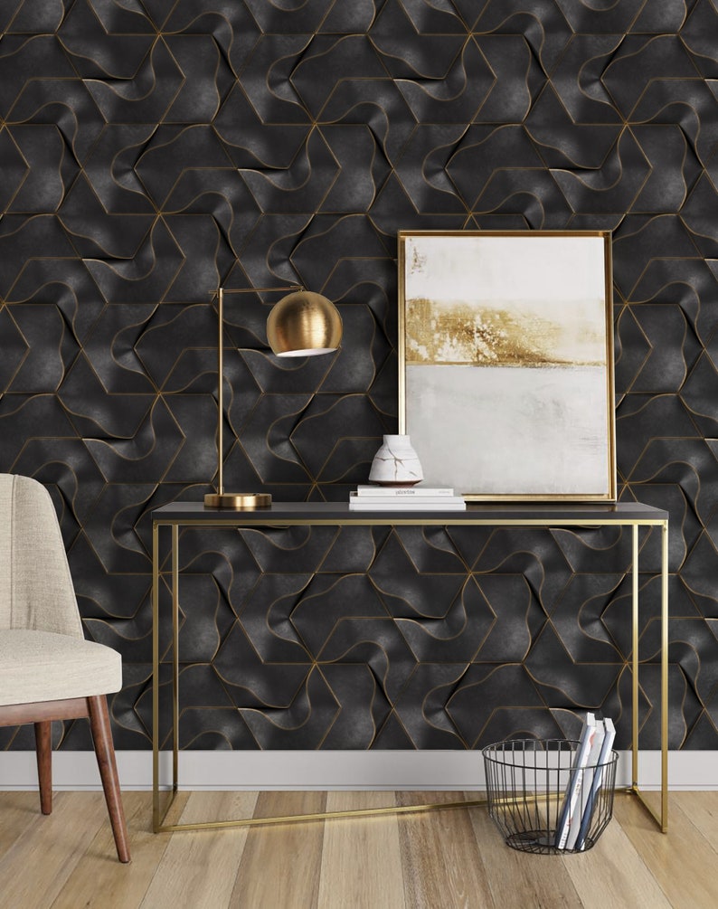 Repositionable Removable Wallpaper Peel N Stick Wallpaper Etsy