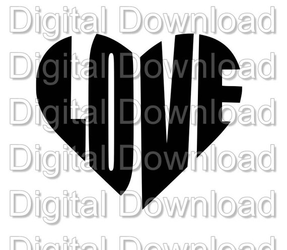 Download Love Heart Valentine S Day Card Idea Svg Cut File Svg Cut Etsy