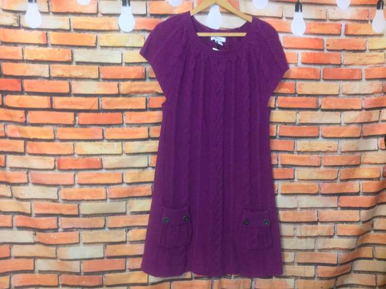 Sweater Dress XL Sweater Dress Sugar Plum Never Worn Long Sweater New Deadstock Vintage Sweater Dress