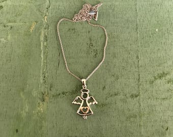 rose gold heaven necklace