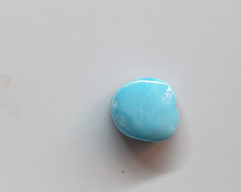 5ct Natural Sleeping beauty turquoise Cabochon (Backed)