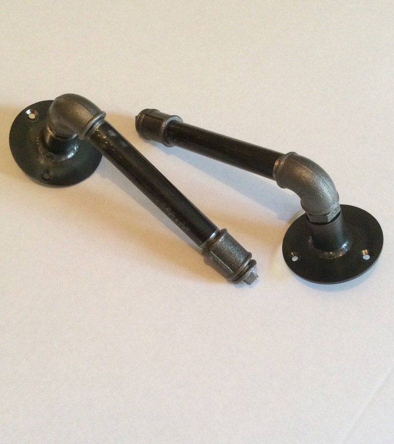 Metal Curtain Holdbacks x2 Steampunk / Industrial HANDMADE Etsy