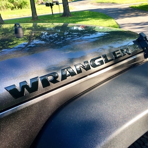 DOMED  hood graphics-sold in pairs (compatible with Jeep Wrangler)