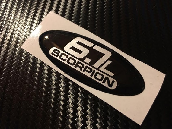 NEW Ford 2011-2016 F250-F350 Strokin Overlay Emblem Decal REAR White//Black