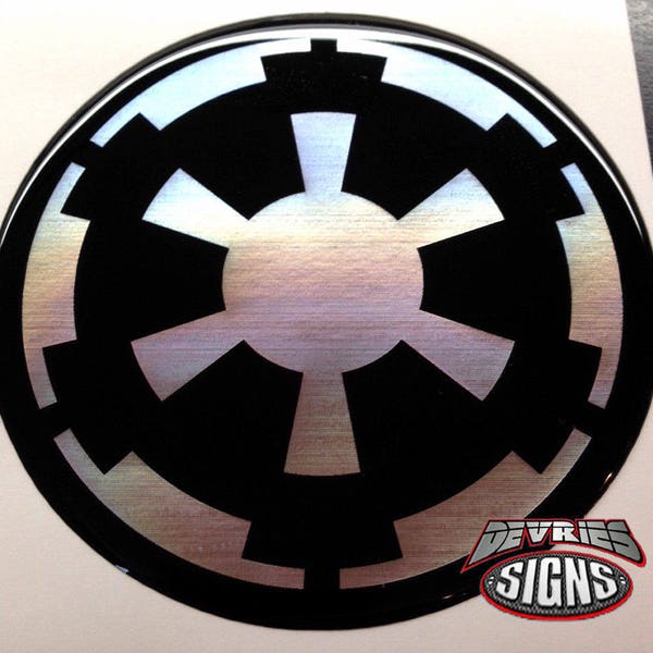 Gel Coated (Domed) Galactic Empire (Imperial Star Wars), Rebel Alliance (Jedi)