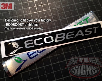 F150 EcoBeast Fender Badges - Pair