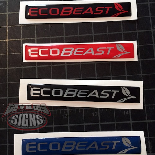 Set EcoBeast Eco Beast Domed Decal Emblem Chrome car Stickers 5x 0.82 2pc Set EcoBeast Eco Beast Domed Decal Emblem Chrome car Stickers 5x 0.82 2pc