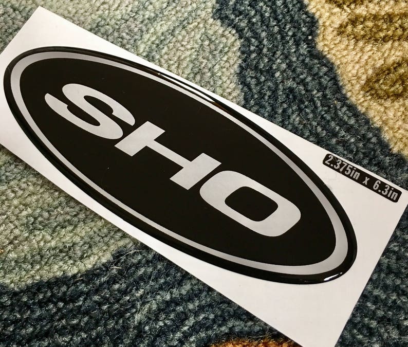 Gel Coated DOMED Ford Taurus SHO emblem overlay Etsy