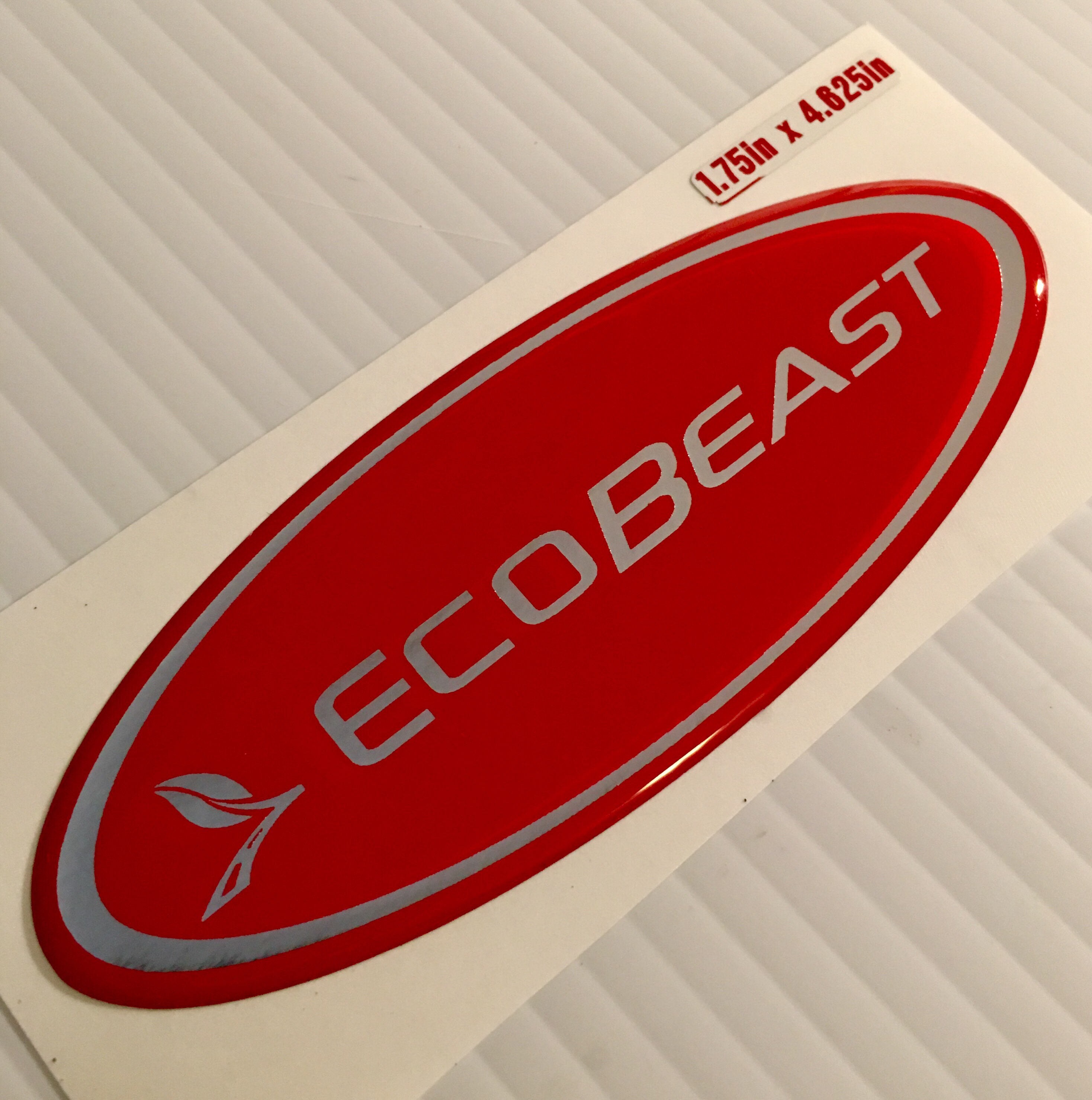 Gel Coated (domed) ECOBEAST Ford Emblem Overlays: F-150,super Duty ...