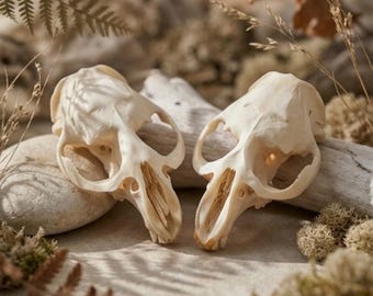 Toupies de tête de mort de rat musqué, objets bizarres et curieux, fournitures d'autel de sorcellerie, véritable os de crâne