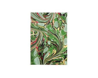 Tasche Marmoriert Journal - Green Swirl