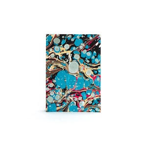 Pocket Marbled Journal - Abalone Stone