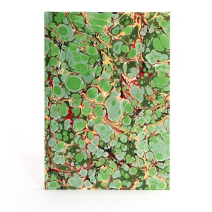 A5 Marbled Journal - Green Stone