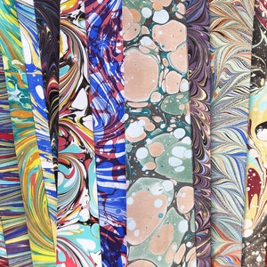 Marbled Paper Off-Cut Bundle