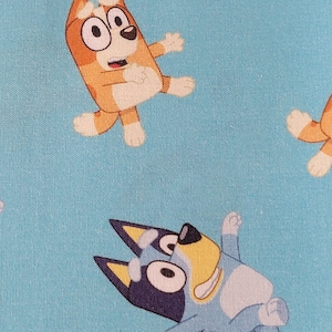 Bluey pillowcase/ blue pillowcase/Boys pillowcase/Girls pillowcase/ crib pillowcase/nap pillowcase/ toddler pillowcase