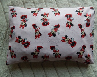Minnie Mouse  Pillowcase/Newborn Pillowcase/Toddler Pillowcase/Children Pillowcase/Kids Pillowcase/Girl&#39;s Pillowcase