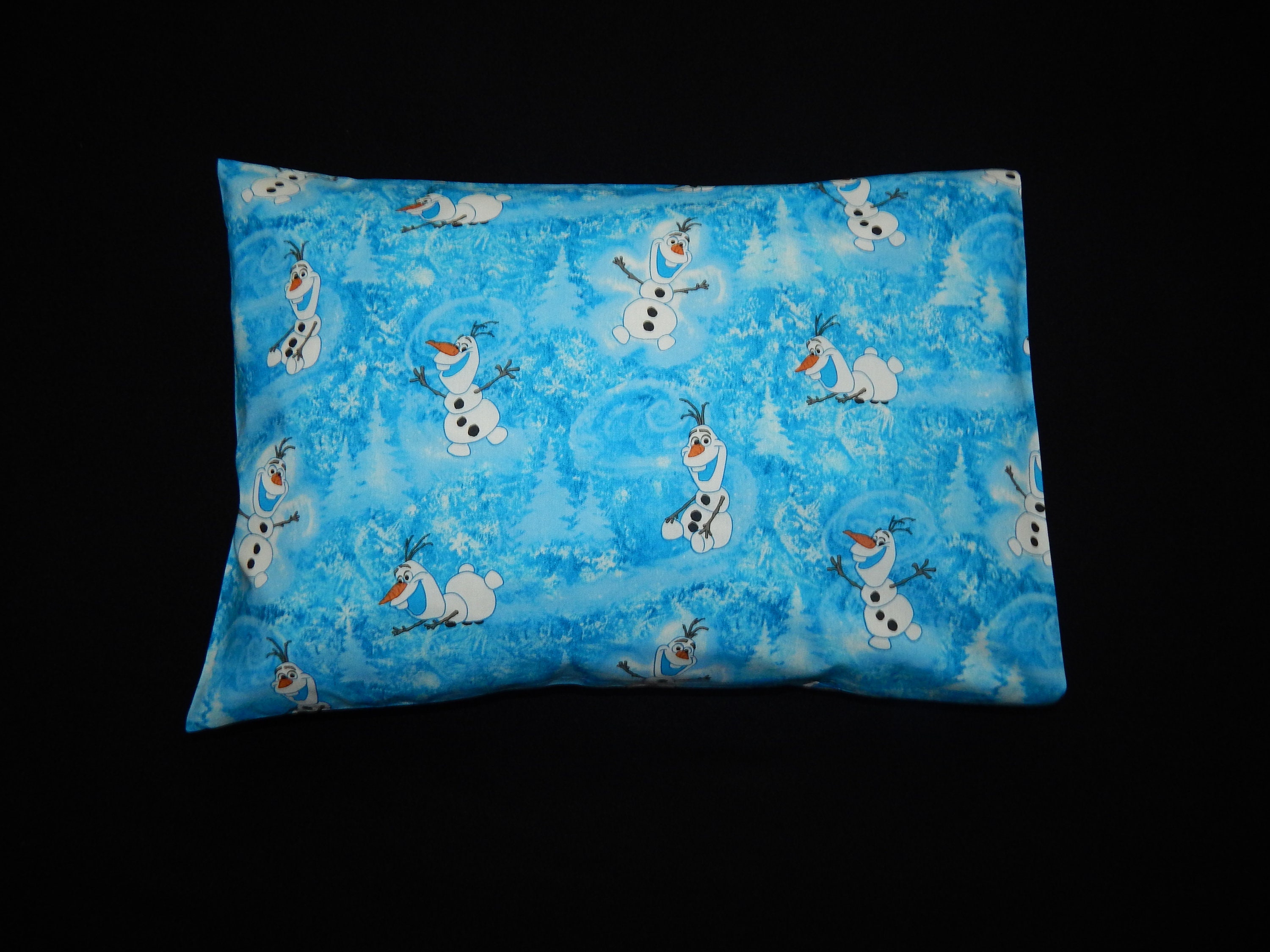 Disney Frozen Pillowcase Anna Elsa Olaf Toddler Size Handmade 100% Cotton 