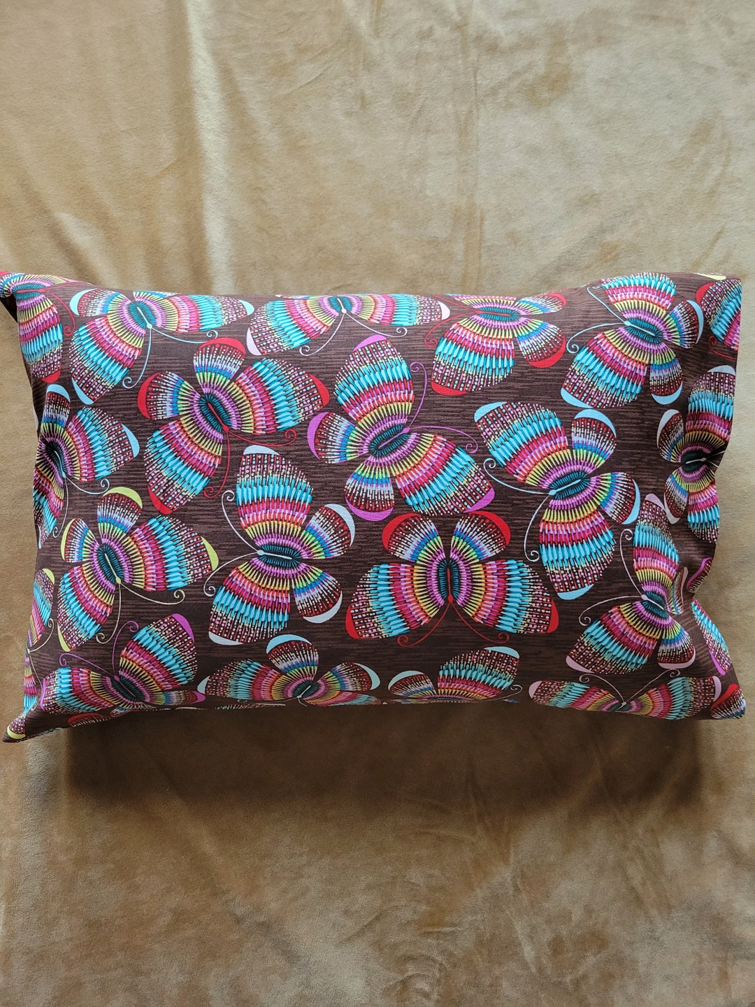 Butterflies Colorful Pillow Case/ Newborn Pillow Case/ Toddler Pillow