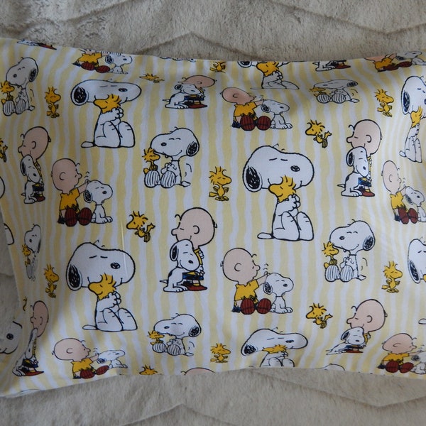 Snuppy Pillow Case/Newborn Pillowcase/Toddler Pillowcase/Children Pillowcase/Kids Pillowcase/travel Pillowcase/