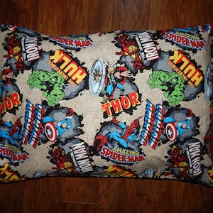 Marvel  Colorful Pillow Case/ Newborn Pillow Case/ Toddler Pillow Case/ Children Pillow Case/ Kids Pillow Case/Boy's  Pillow Case