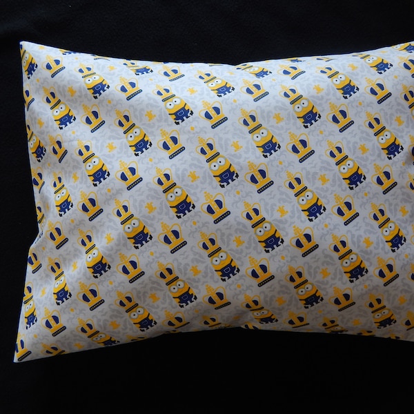 Minions  Cotton Colorful Pillow Case/ Newborn Pillow Case/ Toddler Pillow Case/ Children Pillow Case/ Kids Pillow Case/Boy's Pillow Case