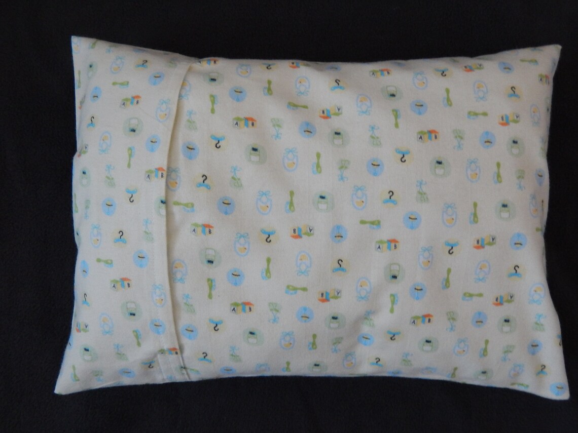 Colorful Flannel Pillow Case/ Newborn Pillow Case/ Toddler Etsy