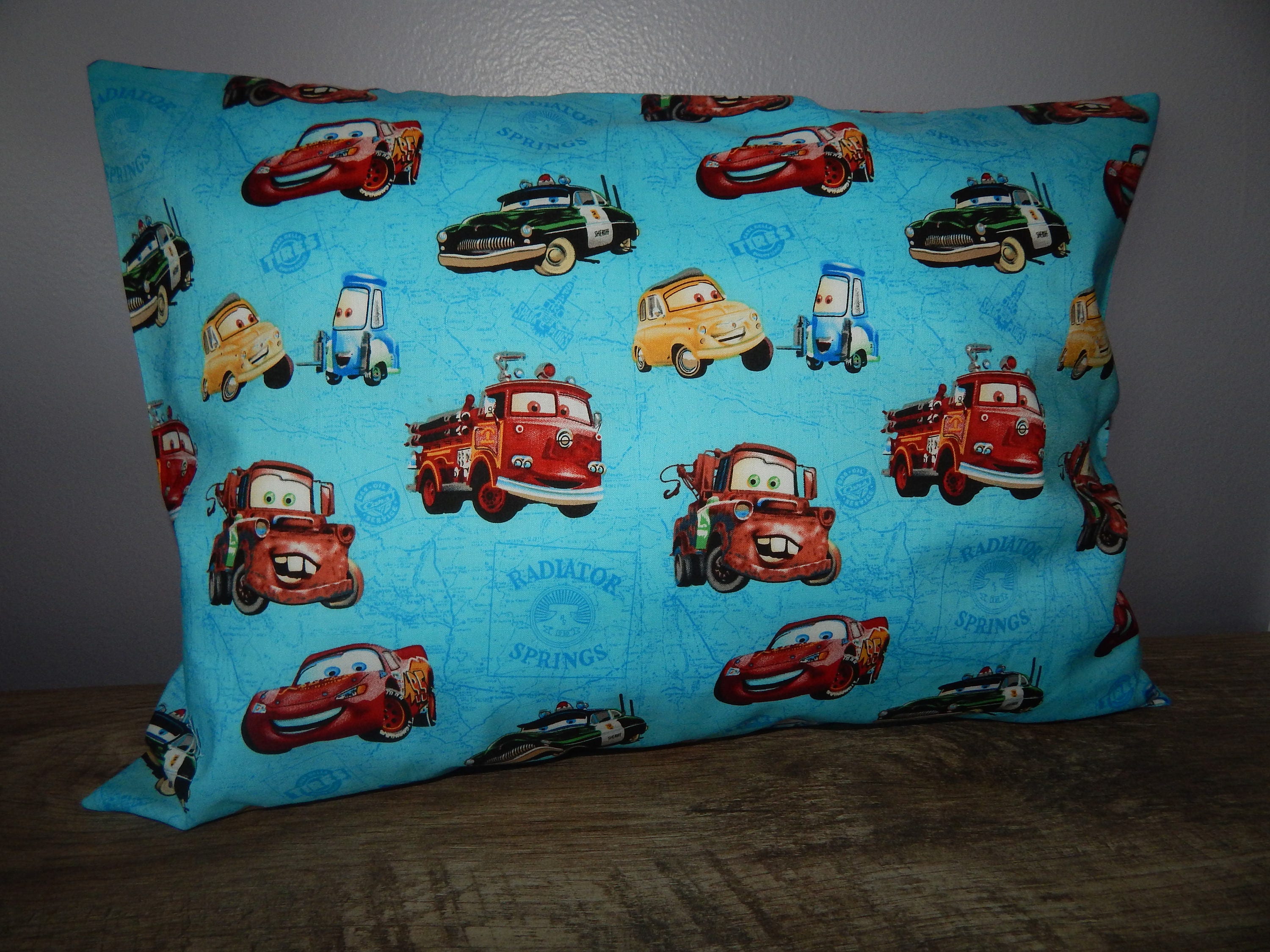 Blue Cotton Pillow Case/ Newborn Pillow Case/ Toddler Pillow Case