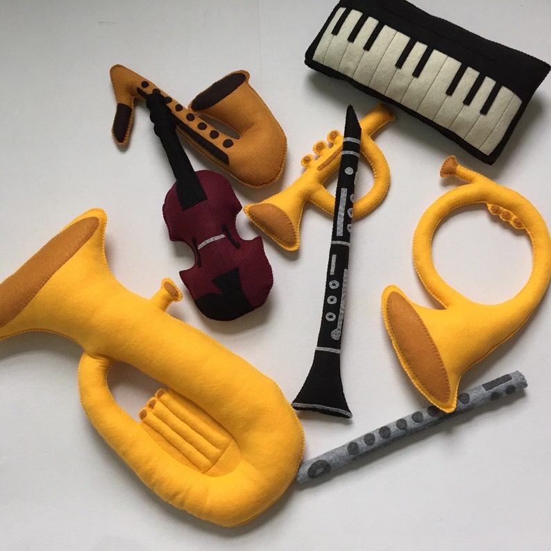 Toy French Horn Baby French Horn French Horn Plush French Etsy