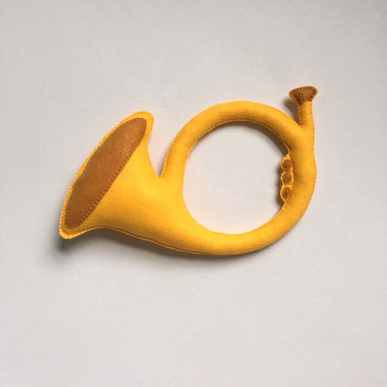Toy French Horn Baby French Horn French Horn Plush French Etsy