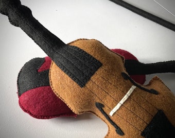 Violin plush toy Clearance