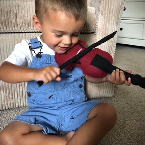 Violin, Toy Violin, Felt Toys, Plush Violin, Fiddle, Baby Violin, Music Nursery, Pretend Play, Toy Instruments image 3