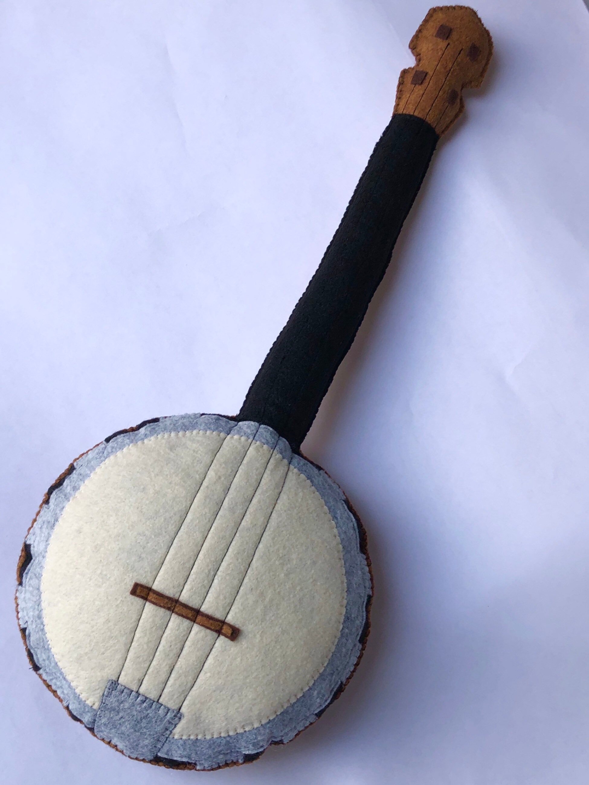 Banjo, Toy Banjo, Baby Banjo, Plush Banjo, Felt Banjo, Stuffed Banjo, Toy  Instruments 