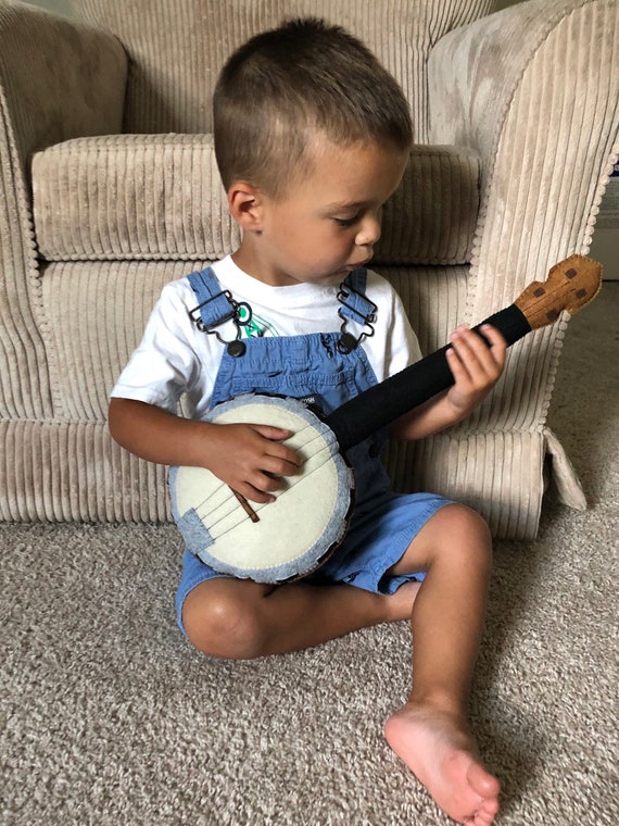 Banjo, Toy Banjo, Baby Banjo, Plush Banjo, Felt Banjo, Stuffed