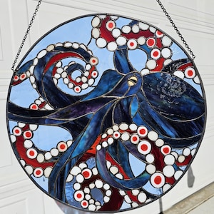 Stained Glass Octopus