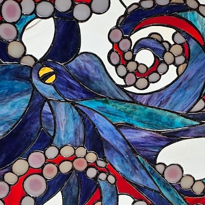 Stained Glass Octopus