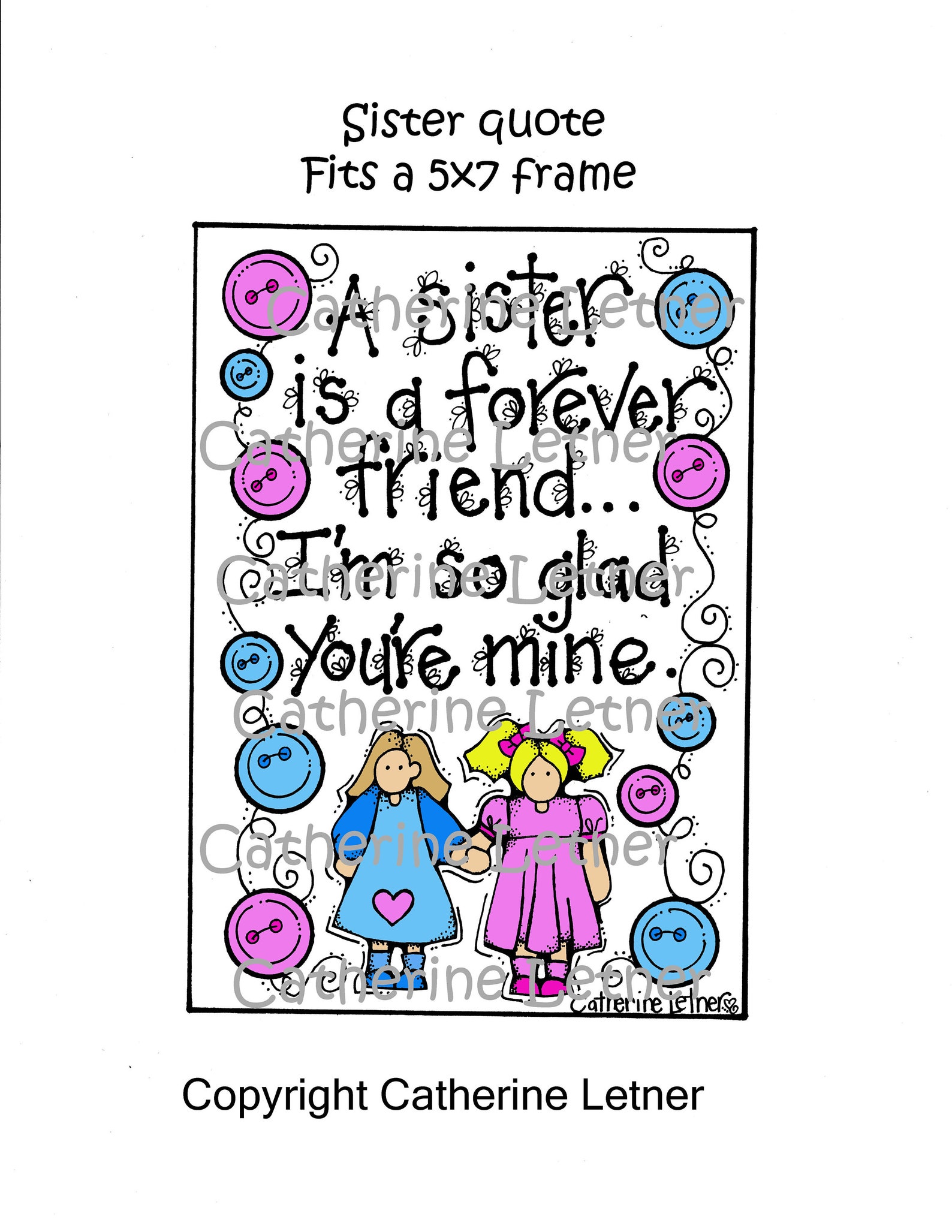 Sister Quote/downloadable Print/ Sister Gift/ Inspirational - Etsy