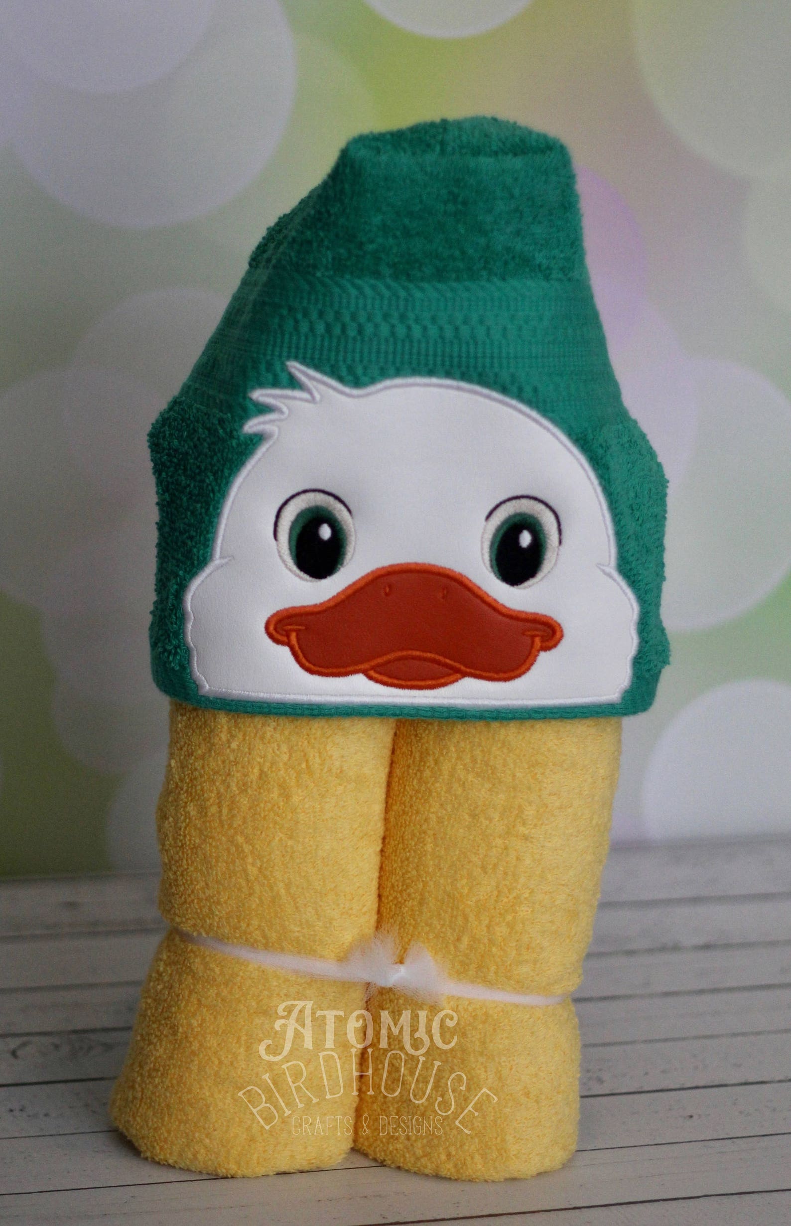 Duck Hooded Towel Oregon Duck Inspired Towel Toddler Bath Etsy