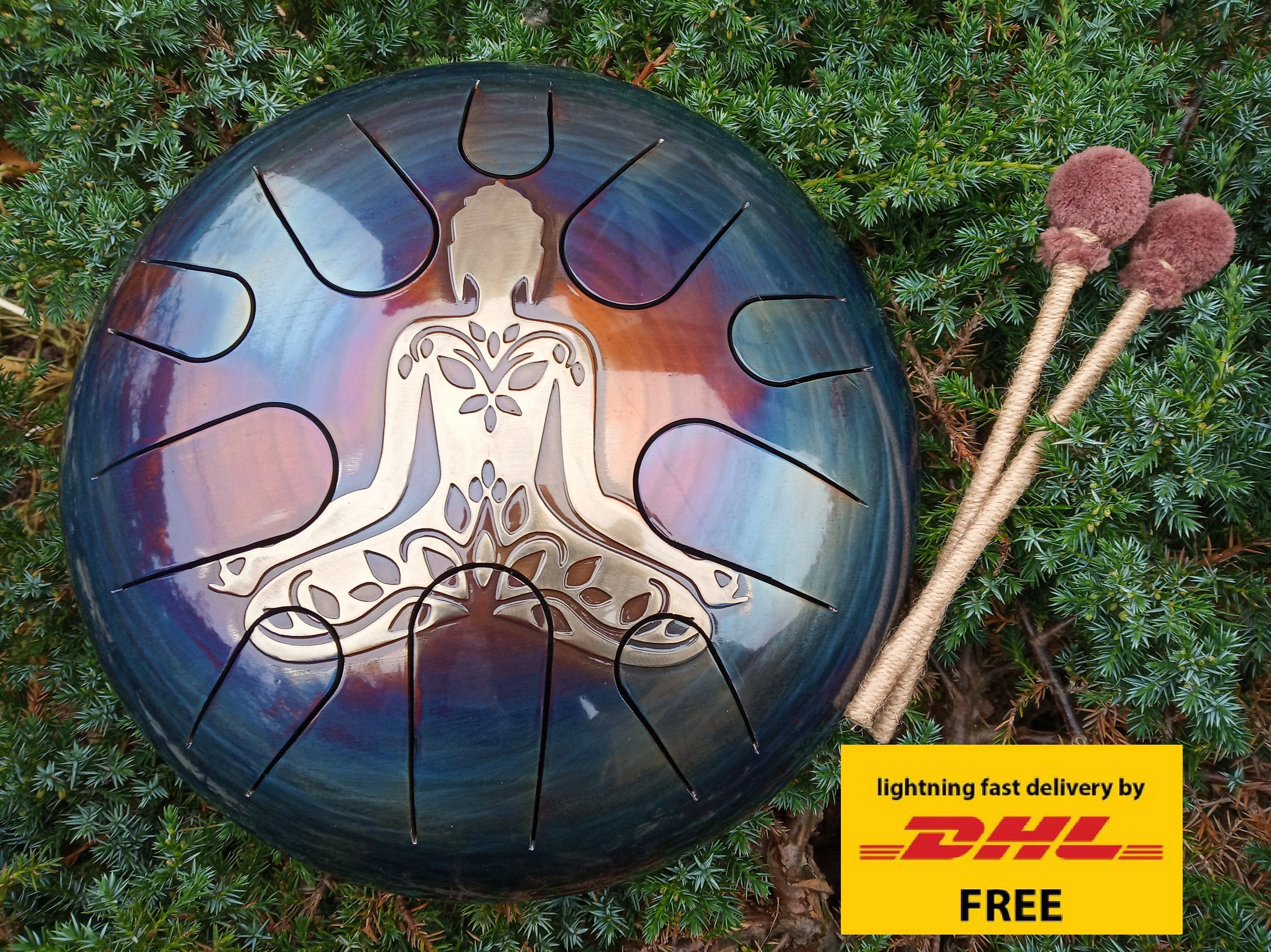 12 Steel Tongue Drum buddha Tank Drum Handpan Etsy New Zealand