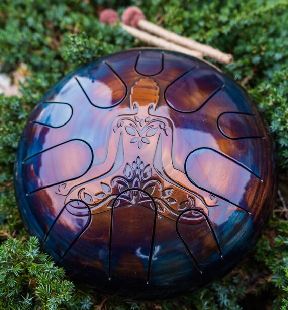 12 Steel Tongue Drum buddha Tank Drum Handpan Etsy Canada