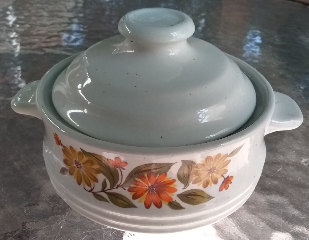 Vintage Capri Bake Serve N' Store Stoneware Casserole Dish With Lid TC ...