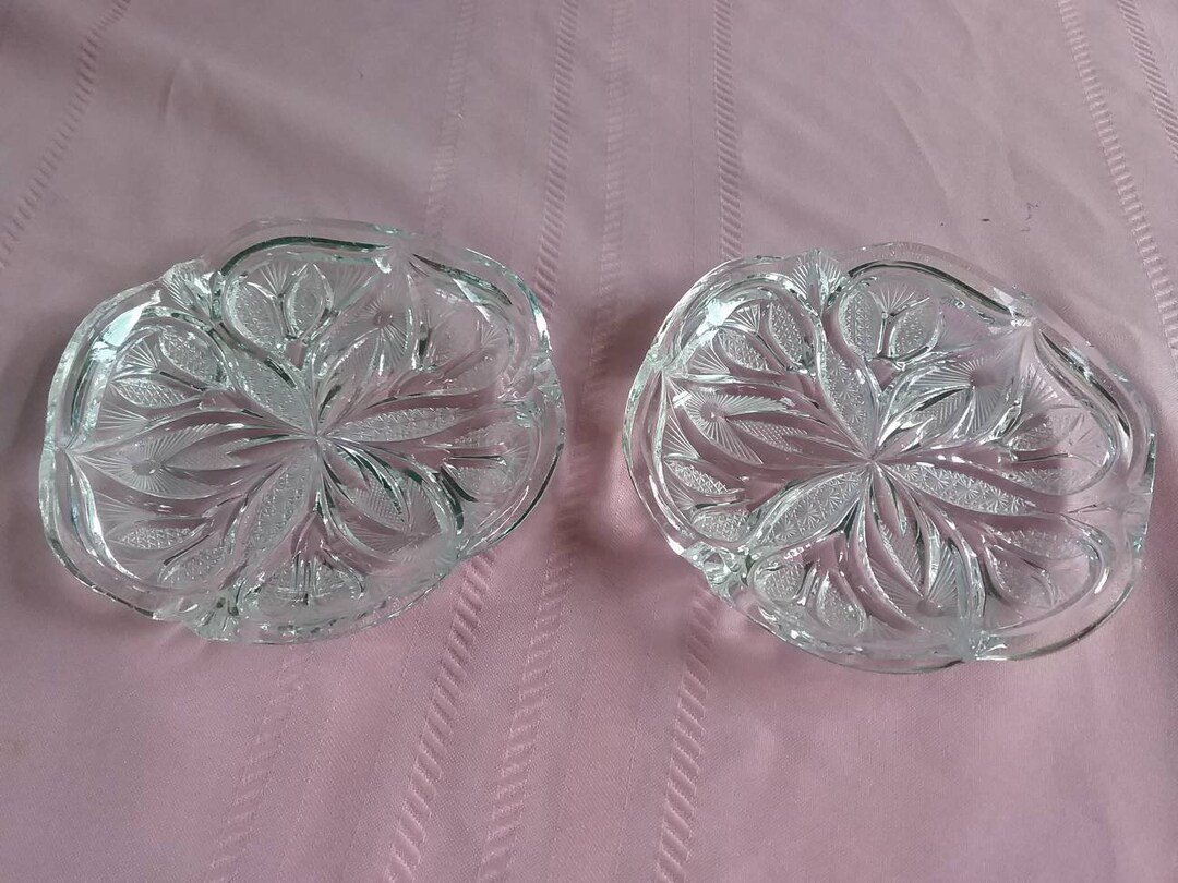 Vintage Lead Crystal Dishes Etsy