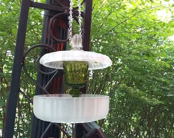 Beautiful Glass Bird Feeder