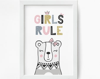 Nursery Art, Scandinavian Nursery Print, Family Favorite, Kids Room Poster, Scandi Nursery Art Print, Typography, INSTANT DIGITAL Wall Art