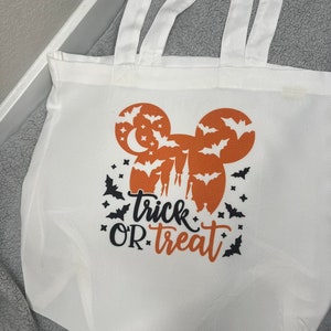 Mickey trick or treat bag