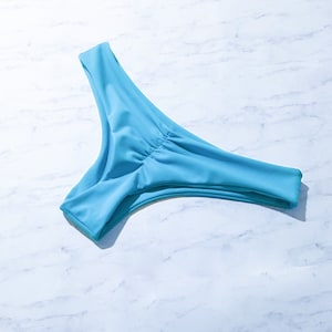 Scrunch Thong Bikini Bottom / Cheeky Bikini Bottom / Seamless Scrunch Bikini / More Colors Available