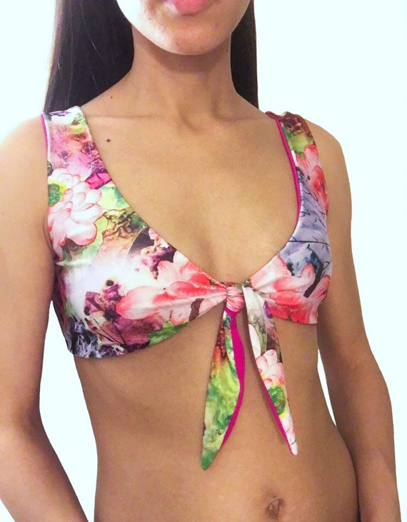 tie knot bikini top